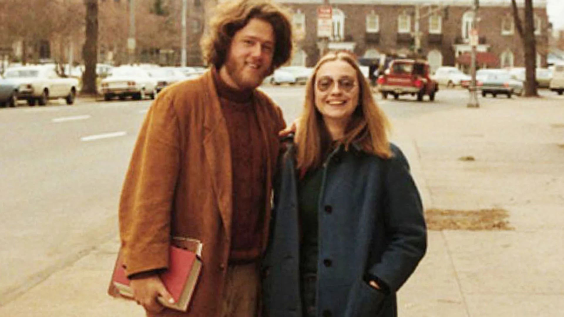 Bill Clinton y Hillary Rodham, durante su noviazgo en la Universidad de Yale