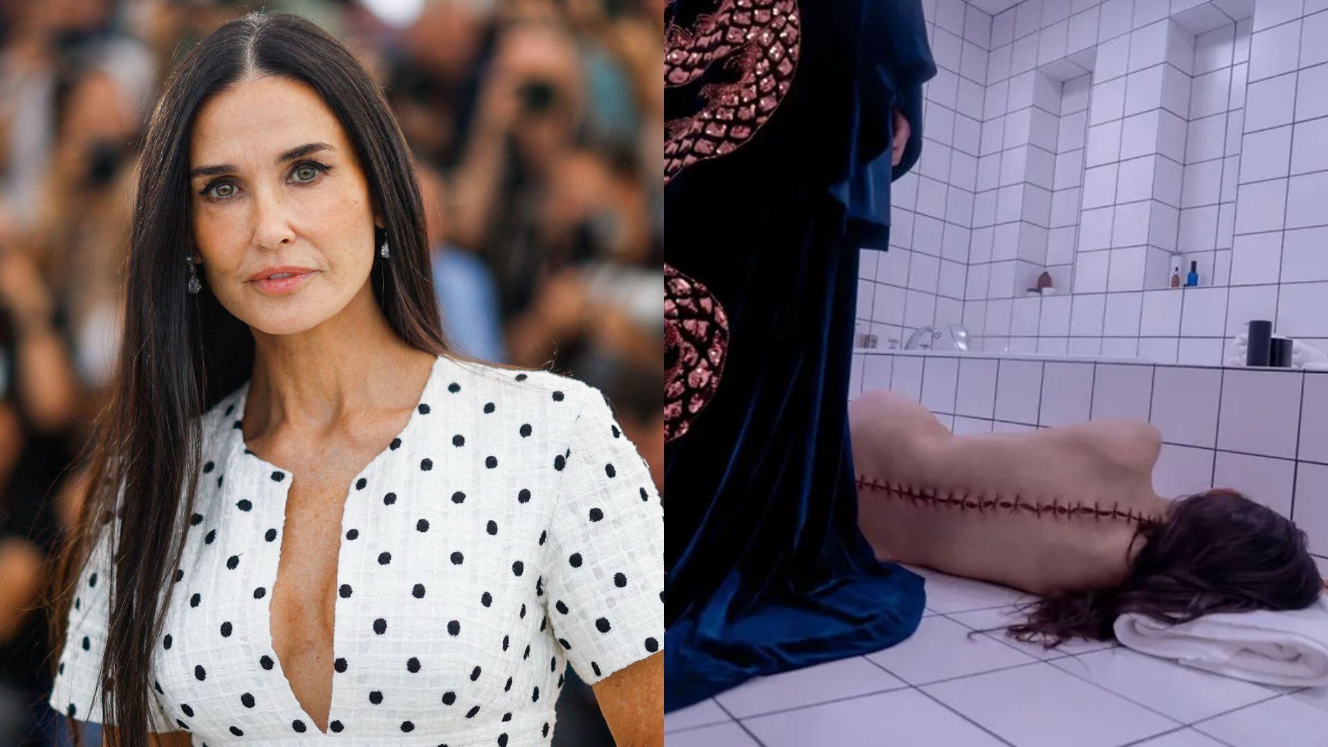 Demi Moore habló sobre aparecer desnuda en la película más ovacionada en  Cannes 2024 - Infobae