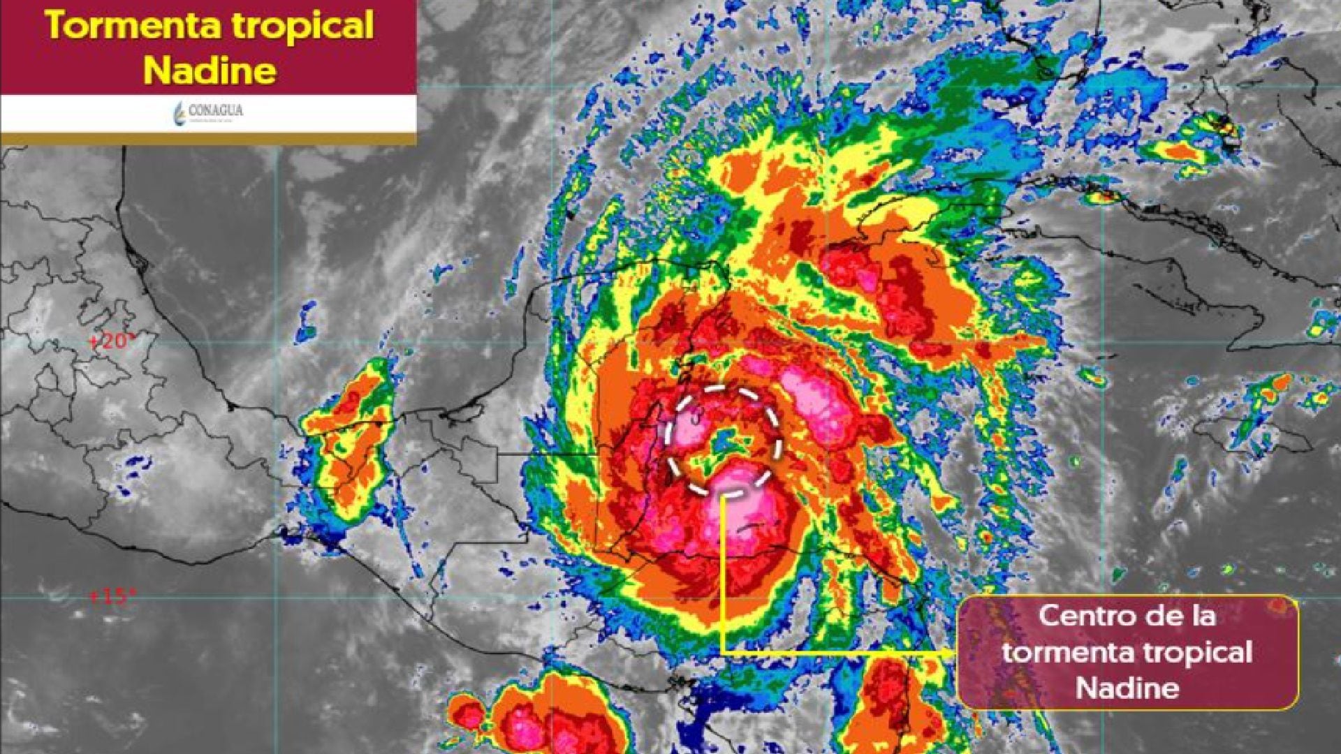 Tormenta Tropical Nadine (SMN)