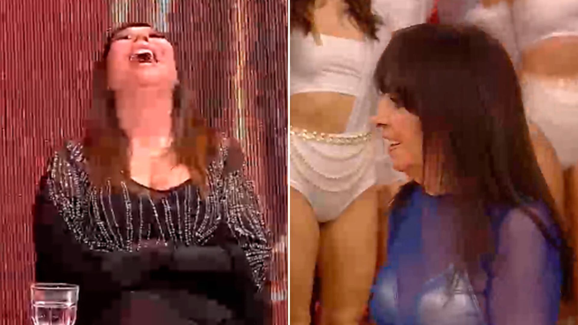 Moria Casán y Nelly Camjalli en el Bailando 2023