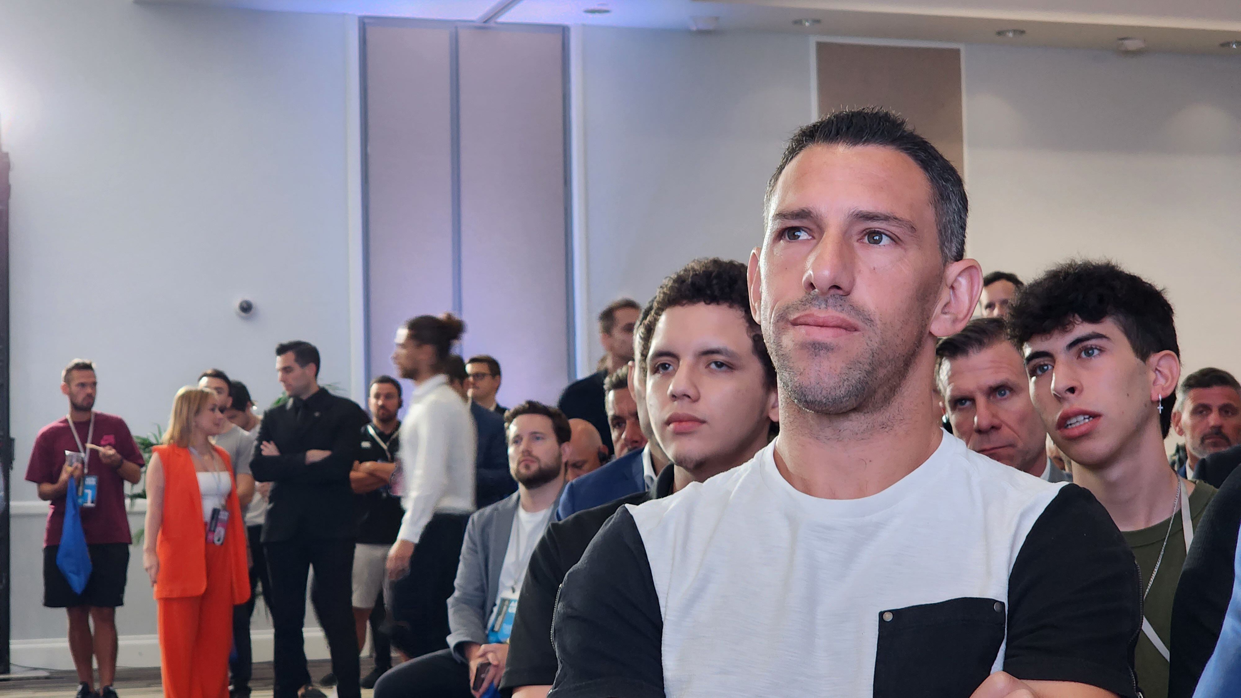 Maxi Rodríguez, puntal de la selección argentina, dijo presente (Nacho Martin Films)