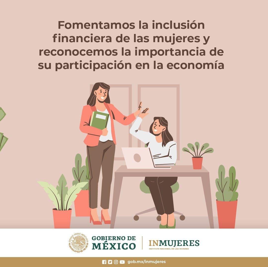 El Instituto Nacional de las Mujeres (Inmujeres) y Financiera para el Bienestar (Finabien) presentan el Crédito Libertad Mujer, una iniciativa para promover la autonomía económica de las mujeres y ofrecerles una salida del círculo de violencia, con financiamiento sin intereses de hasta 30 mil pesos.