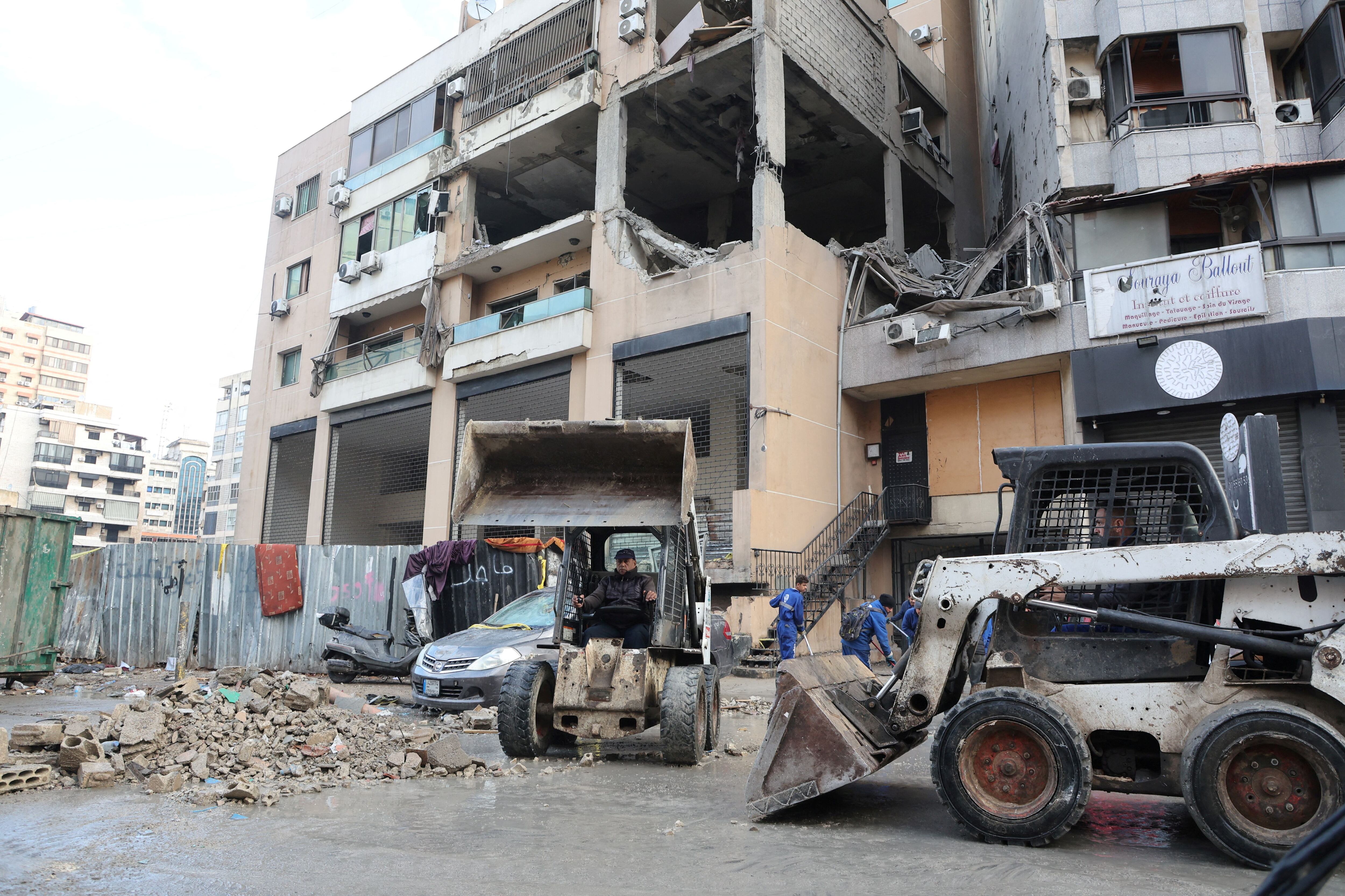 El lugar del ataque en el barrio Dahiyeh de Beirut (REUTERS/Mohamed Azakir/archivo)