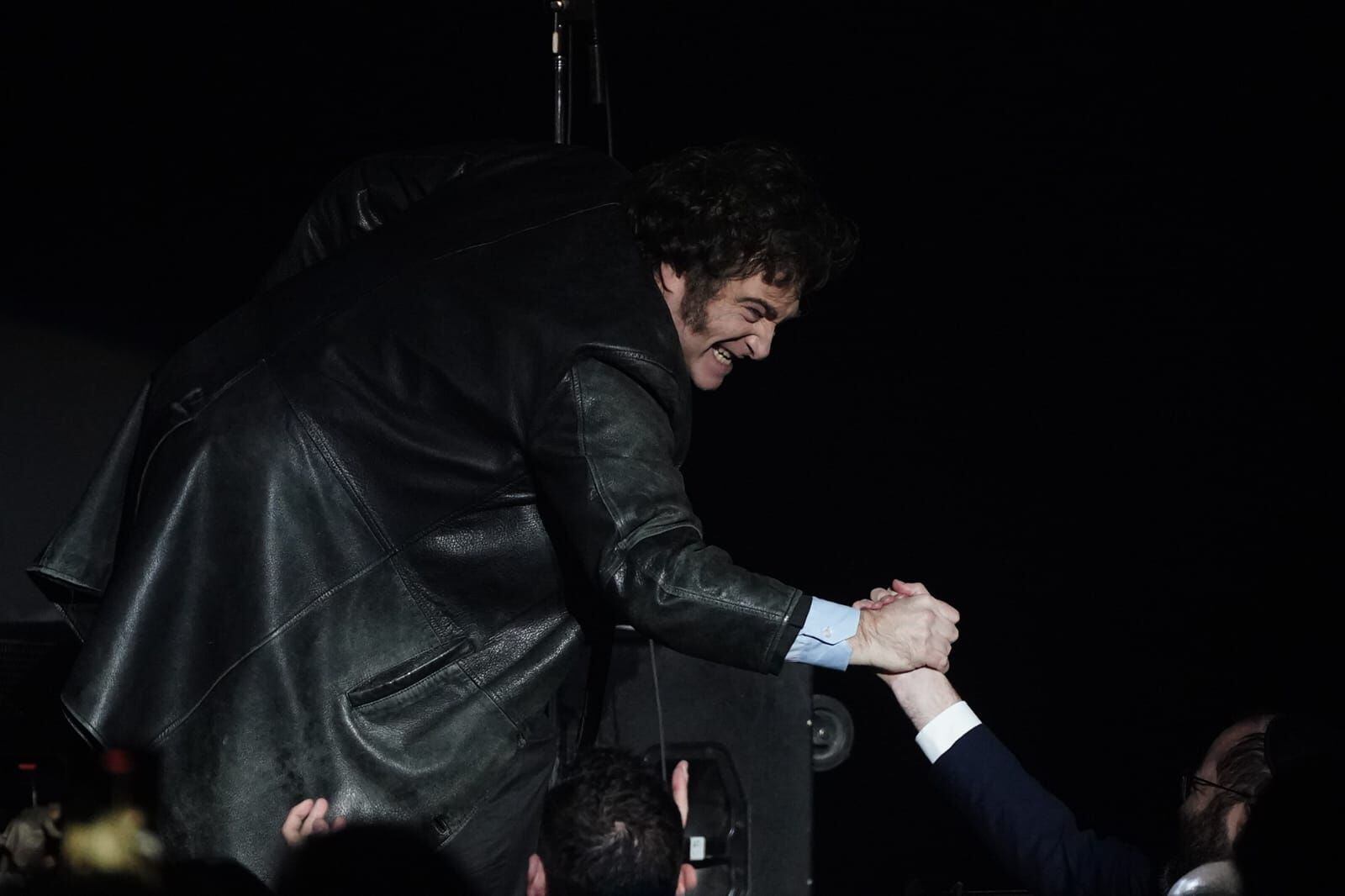 Presentación libro de Javier Milei en el Luna Park