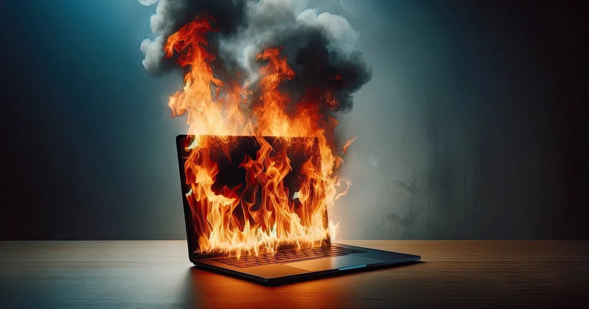 Be careful, your computer can catch fire in the house: how to avoid it