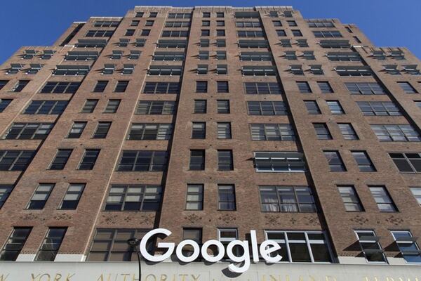 El edificio de Google en la Novena Avenida de Nueva York. (AP)