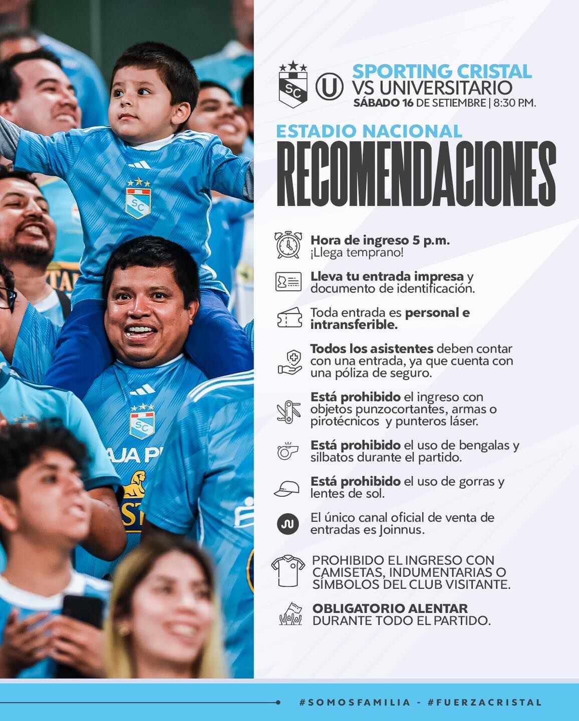 Recomendaciones de Universitario vs Sporting Cristal por fecha 13 del Torneo Clausura.