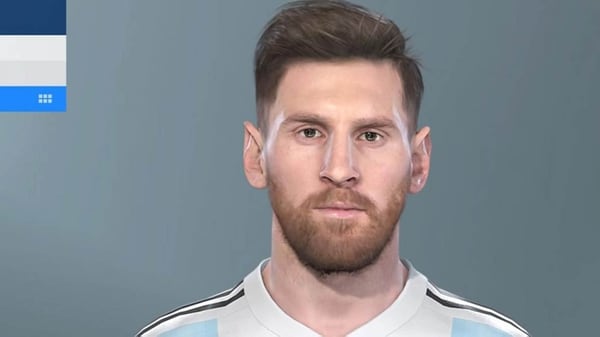 Así se ve Messi en el PES 19.