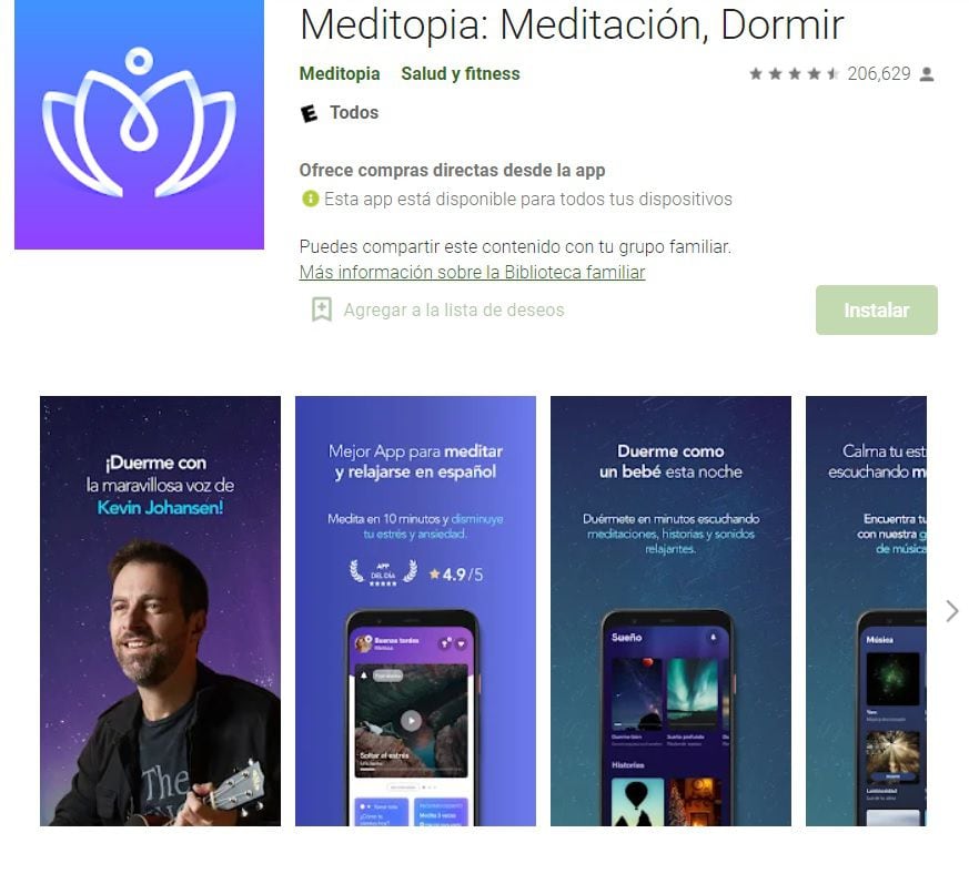 Meditopia has more than 150 meditations available