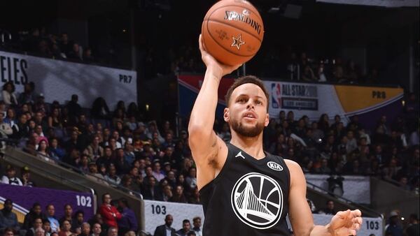 Stephen Curry en All Star Game NBA 2018 (Crédito: AFP)