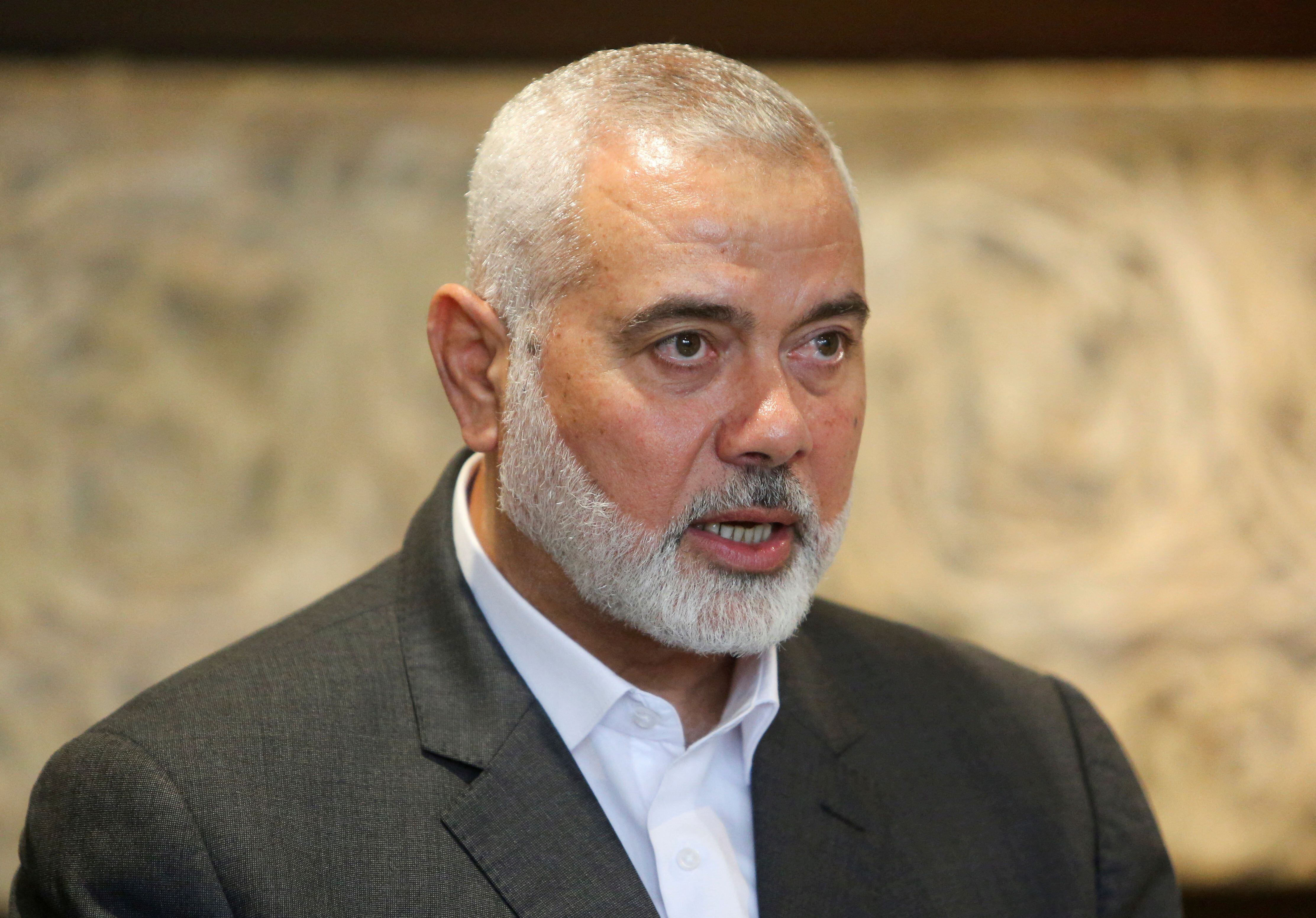 El líder del grupo terrorista palestino Hamas, Ismail Haniyeh, REUTERS/Aziz Taher/Archivo