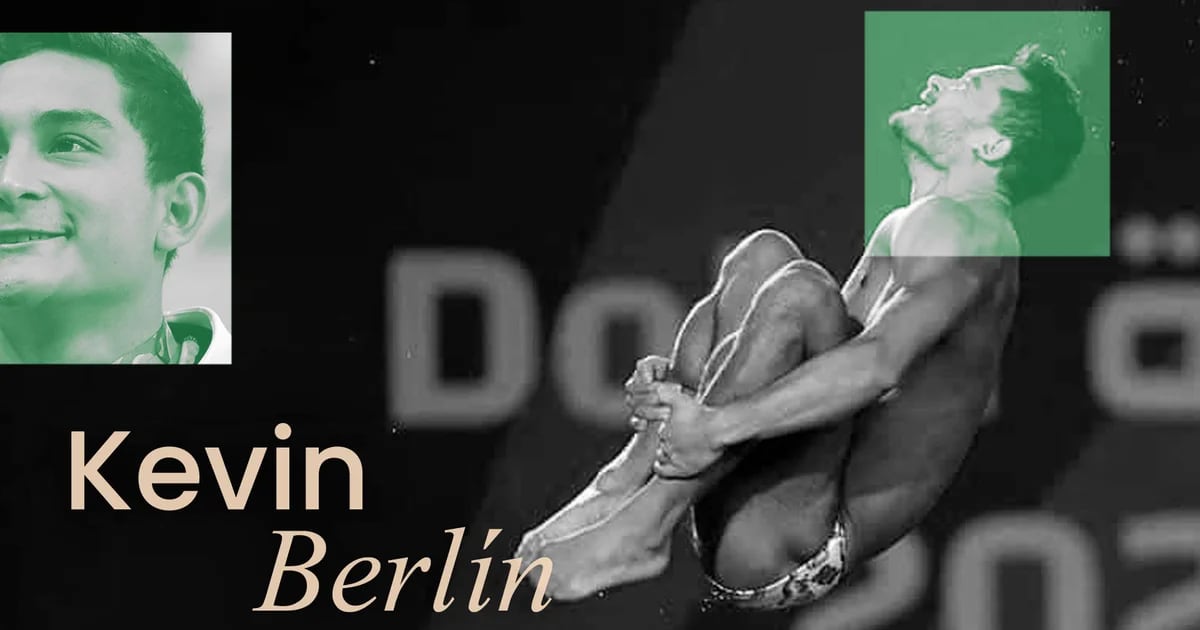 Quién es Kevin Berlín, la promesa de medalla de clavados para México en los Juegos Olímpicos de París 2024