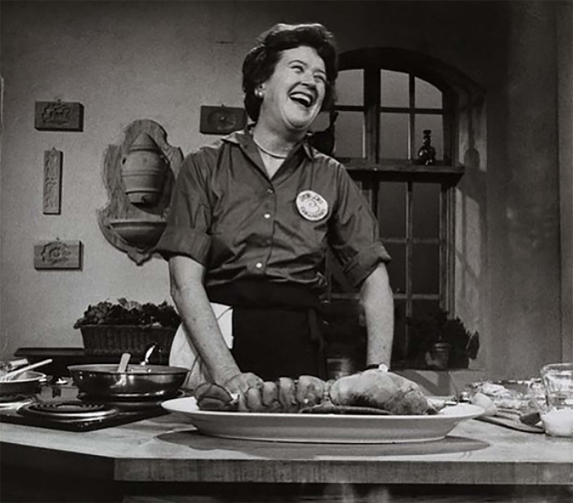 La célebre cocinera Julia Child (1912-2004), quien popularizó la cocina francesa en Estados Unidos