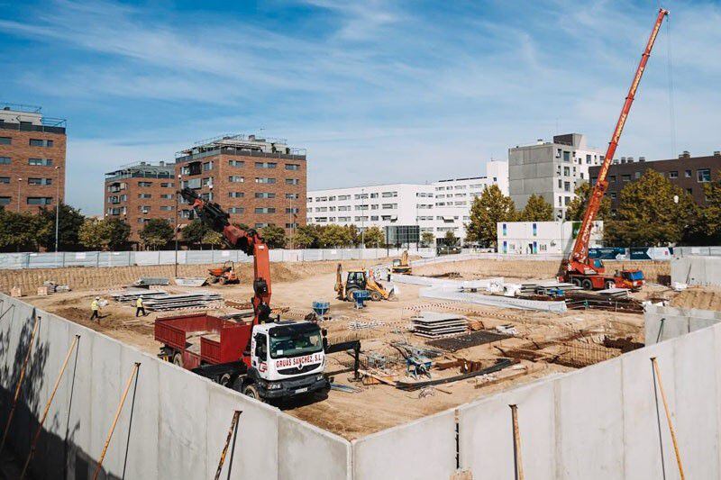 Vistas de las obras del Plan Vive en Getafe. (Europa Press)
