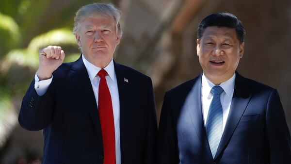 Donald Trump y el chino Xi Jinping (AP)