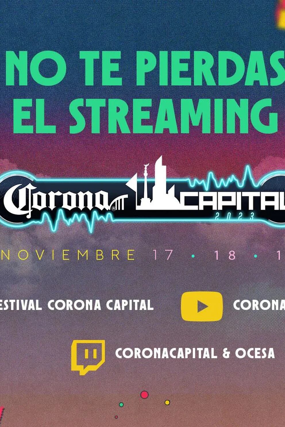 coronacapital viva tent today @ 4:30pm…significa mucho para mi el poder  cantar aquí en Mexico por primera ves 💓