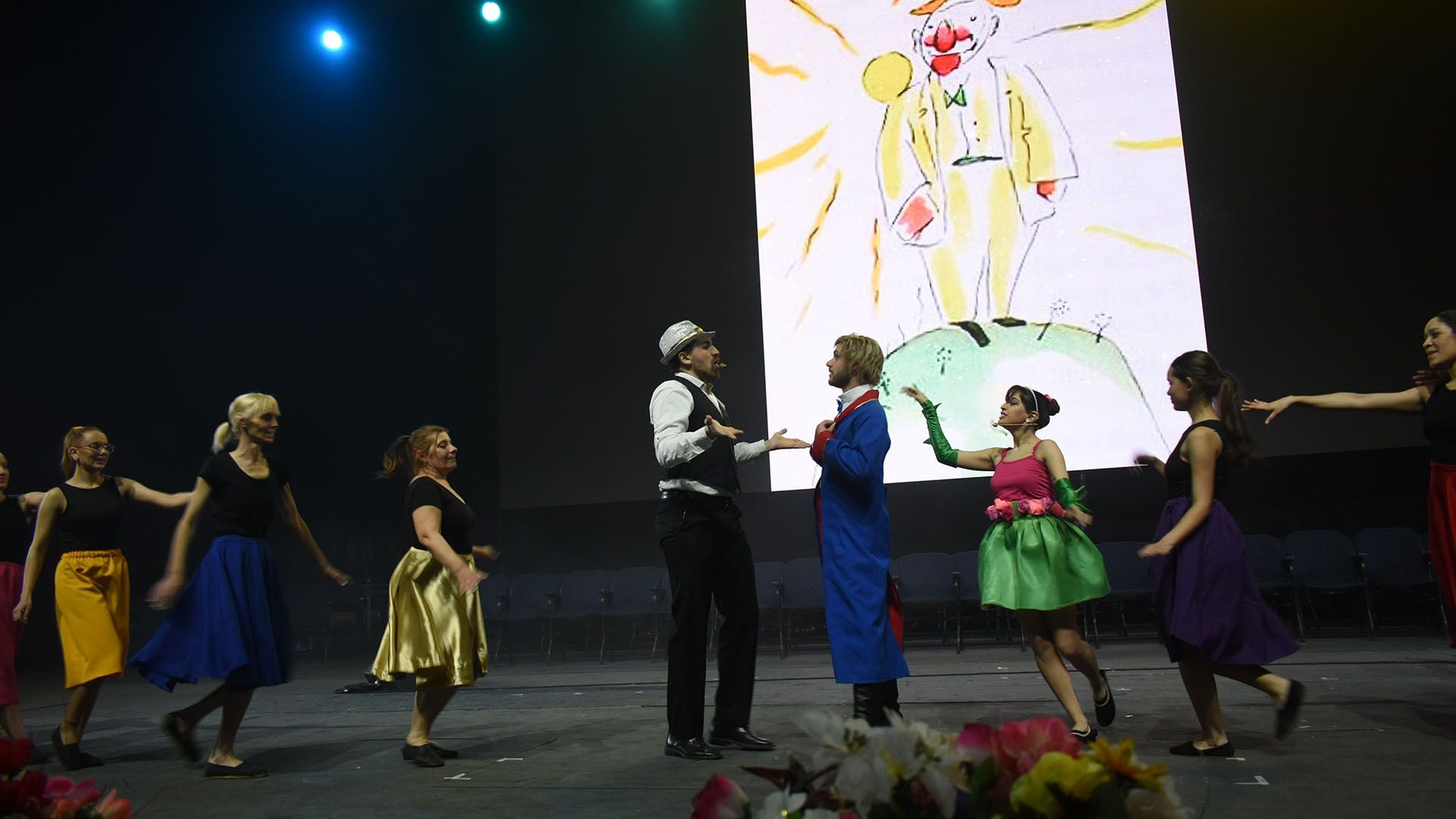 La obra de teatro estuvo relacionada con el concepto del tesoro del amor que todos llevamos en nuestros corazones