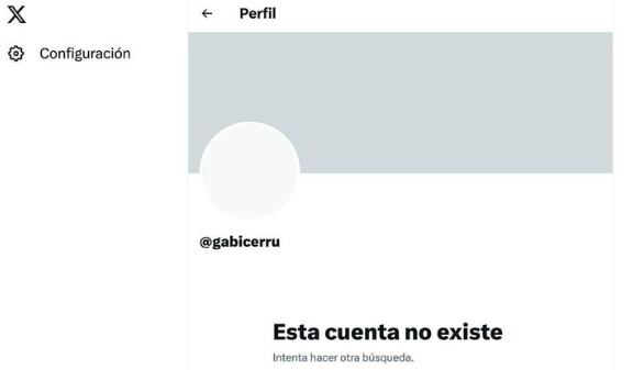 Gabriela Cerruti cerró su cuenta de X Twitter