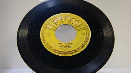 Un simple de Elvis grabado en Sun Records de Memphis, donde todo comenzó AFP 162