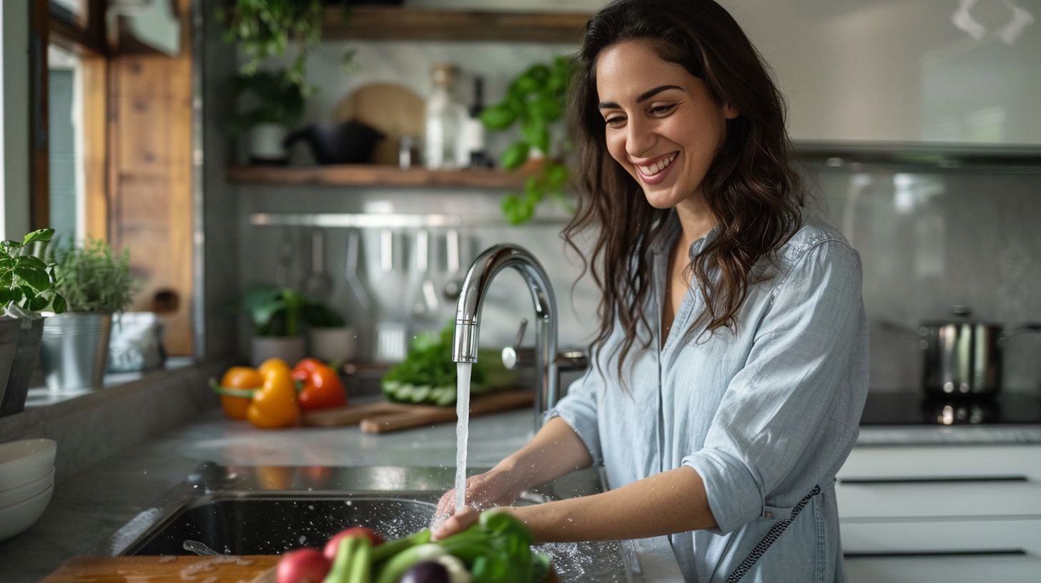 La limpieza de los alimentos consiste en dos pasos: el lavado y la desinfección (Imagen Ilustrativa Infobae)