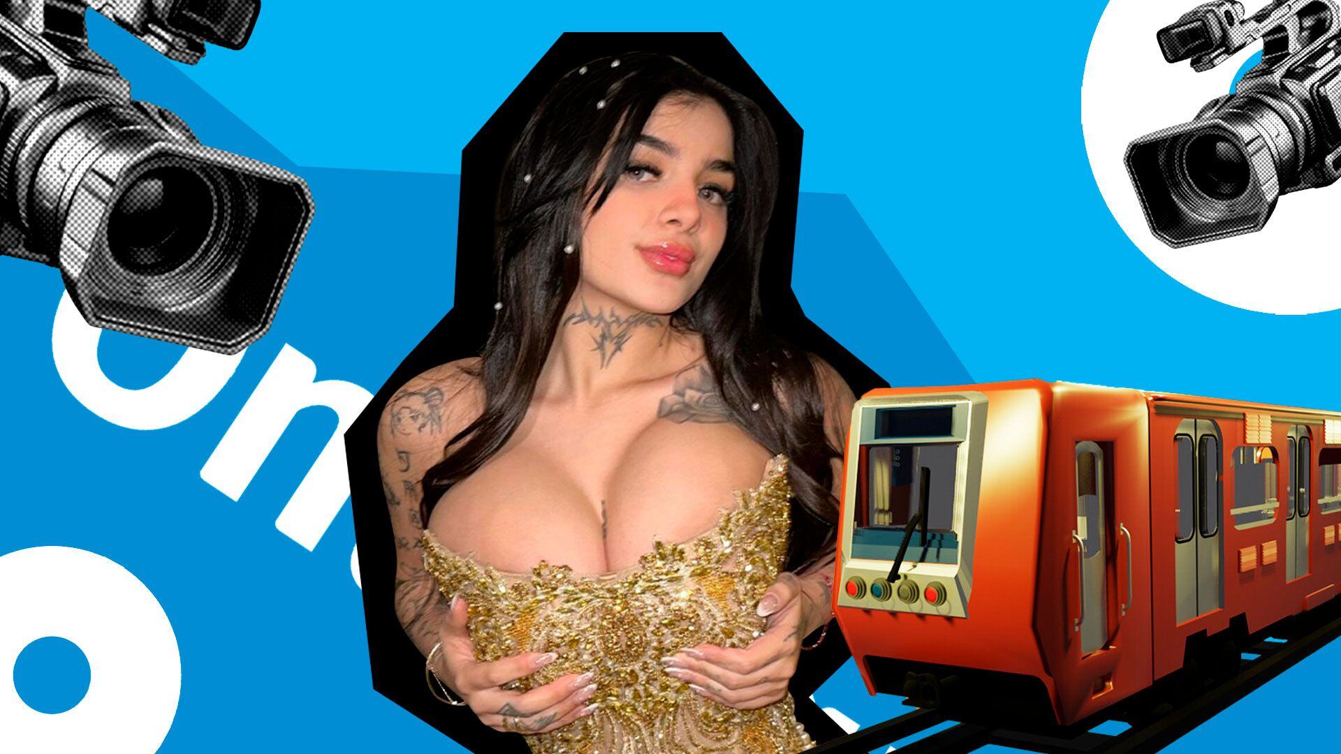 Karely Ruiz grabaría un video en el Metro para OnlyFans como Luna Bella?  Así respondió la famosa en Infobae - Infobae