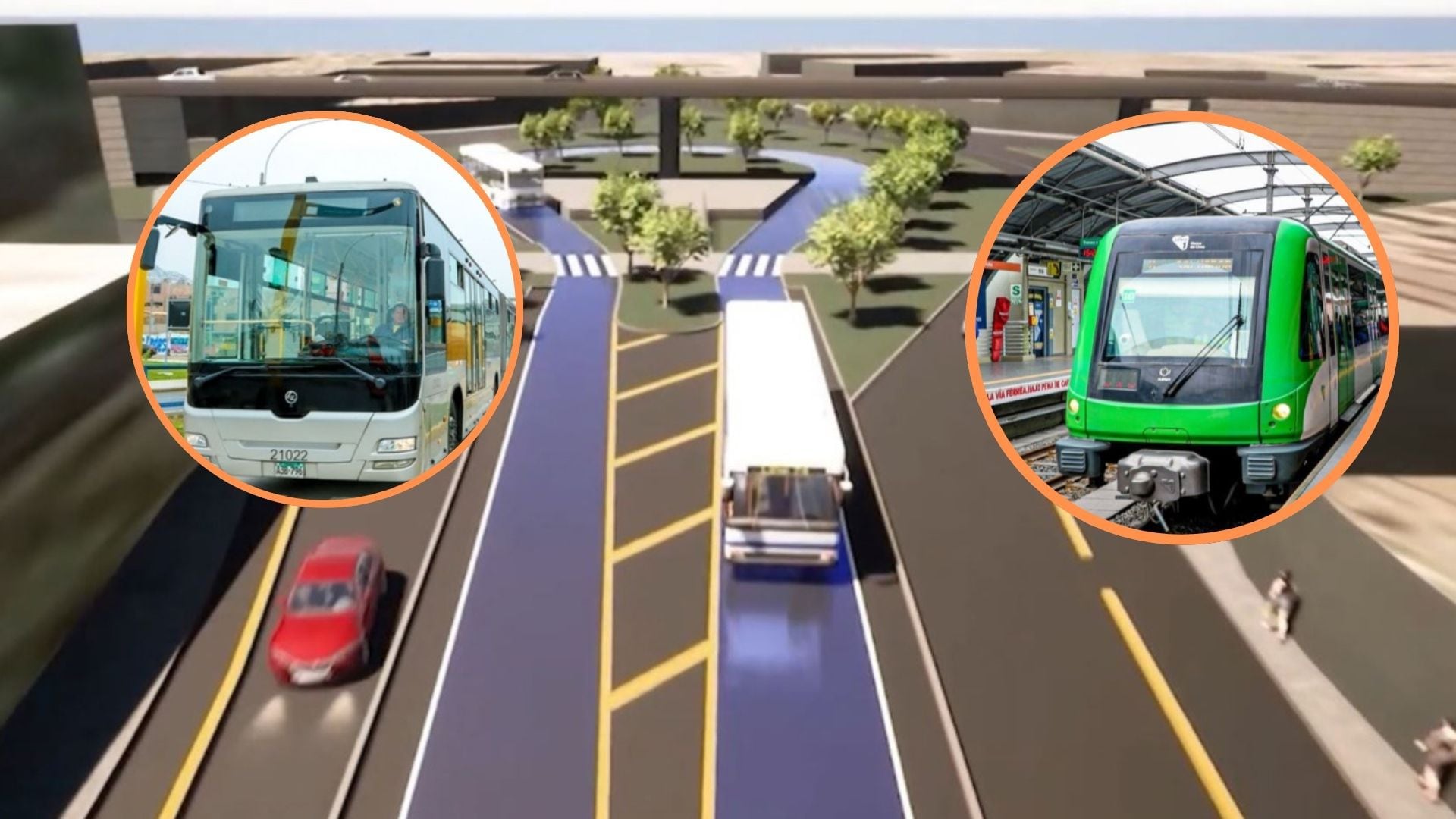 Los usuarios del sistema de transporte público también podrán beneficiarse económicamente con la futura implementación de tarjetas interoperable - Créditos: Composición Infobae/Andina.