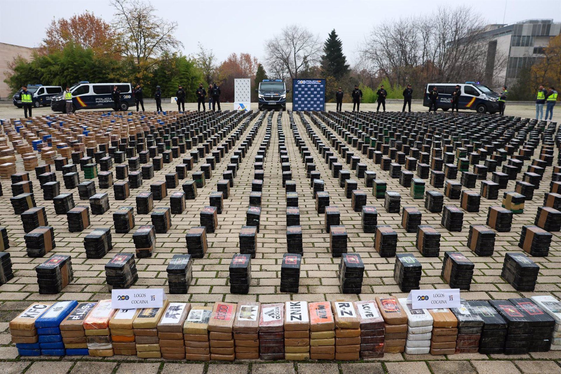 Las incautaciones de cocaína han aumentado un 142%, con especial atención a las entradas a través del puerto de Valencia y la frontera de Melilla.