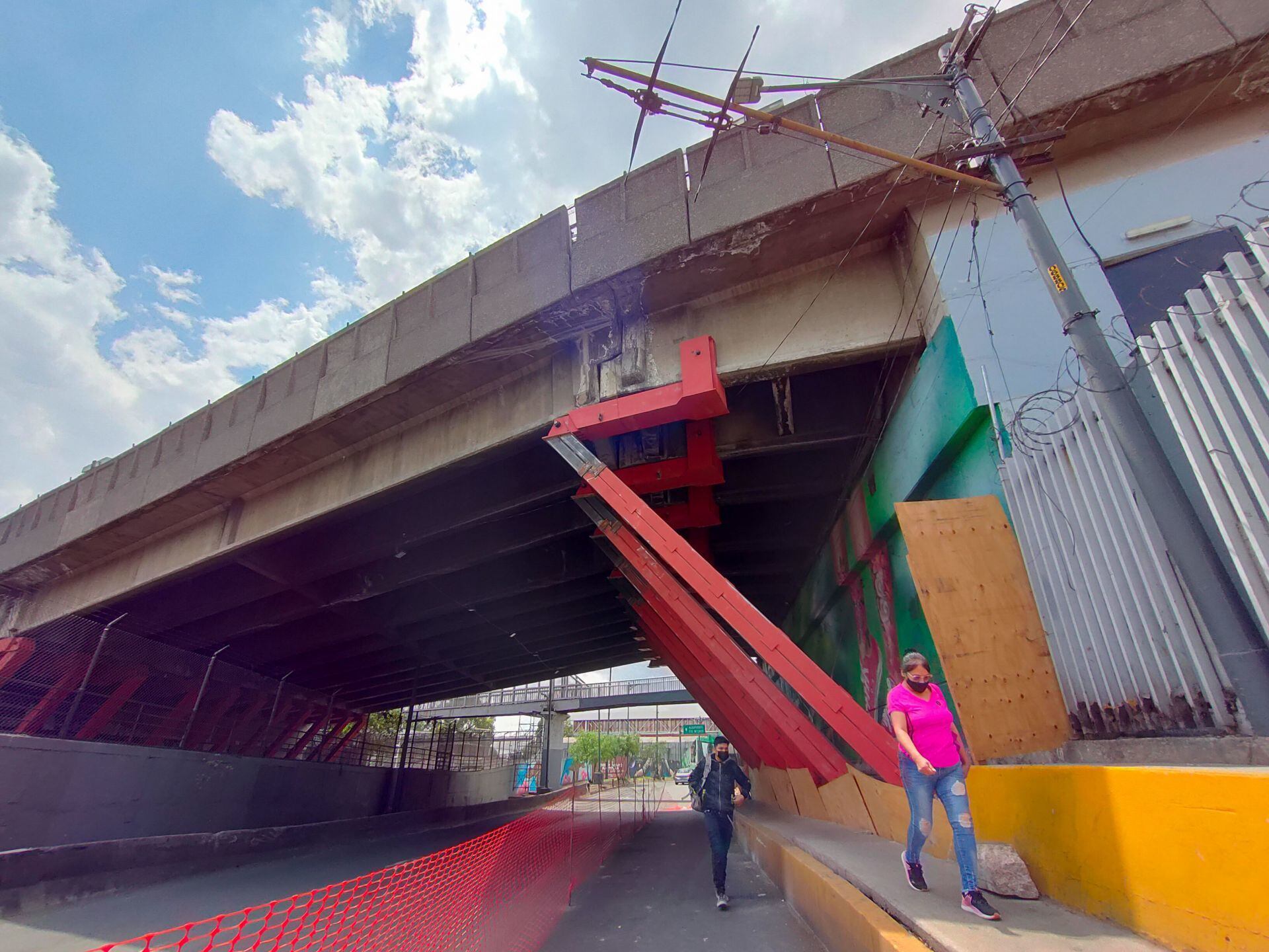 Así se ven las instalaciones del Sistema de Transporte Colectivo Metro en Ciudad de México que corresponden a la línea 9