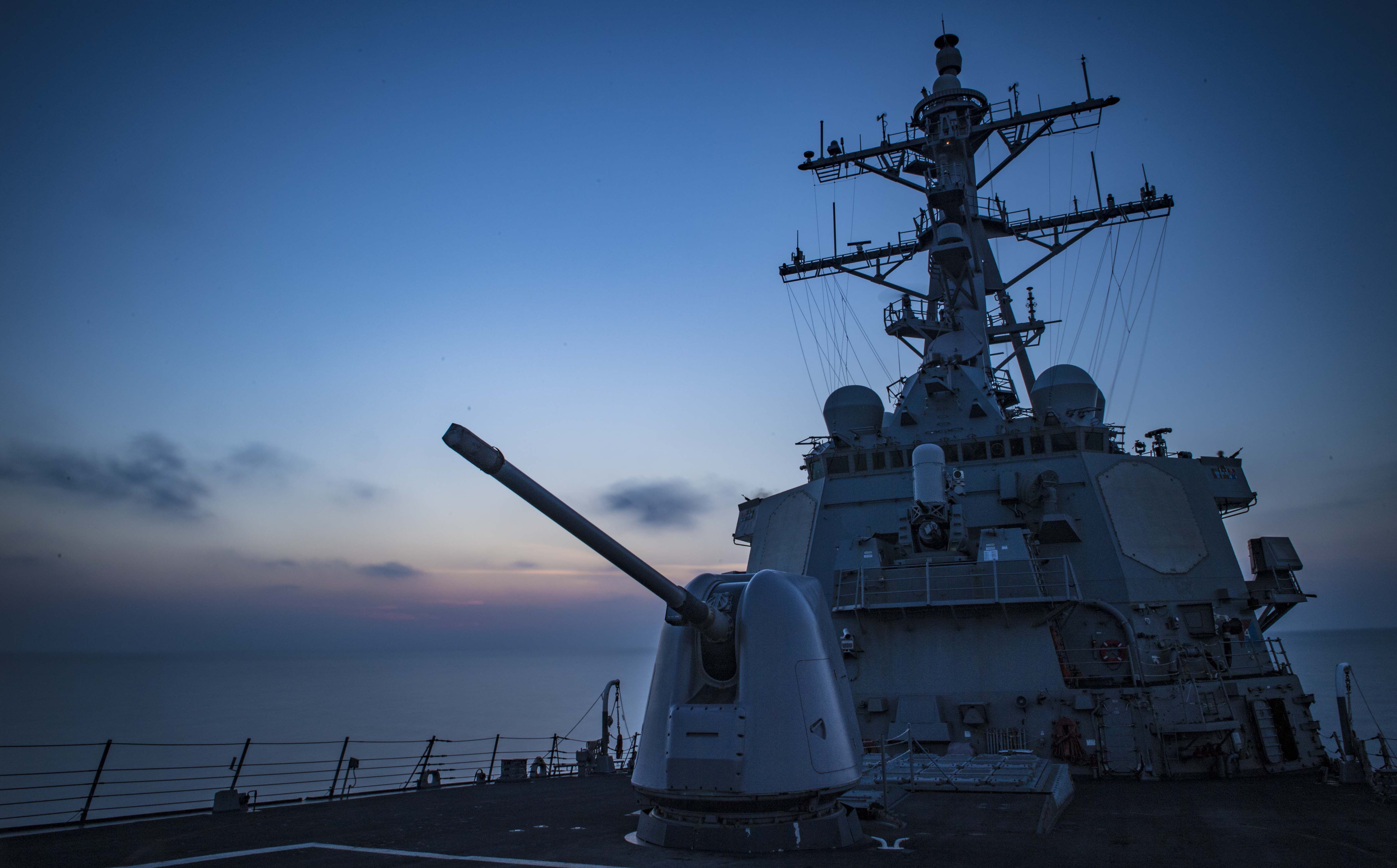 El destructor de misiles guiados clase Arleigh Burke USS Carney (Foto: Europa Press)