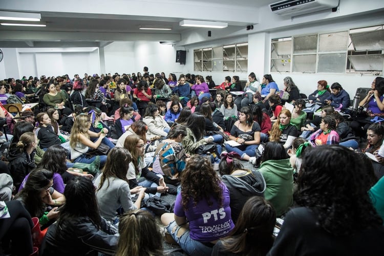 Imagen tomada durante el último Encuentro Nacional de Mujeres