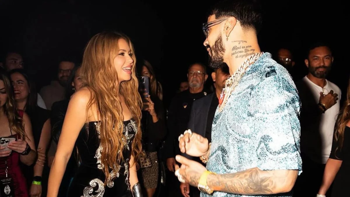 Anuel AA estuvo en el lanzamiento del nuevo álbum de Shakira y estallaron los comentarios en las redes