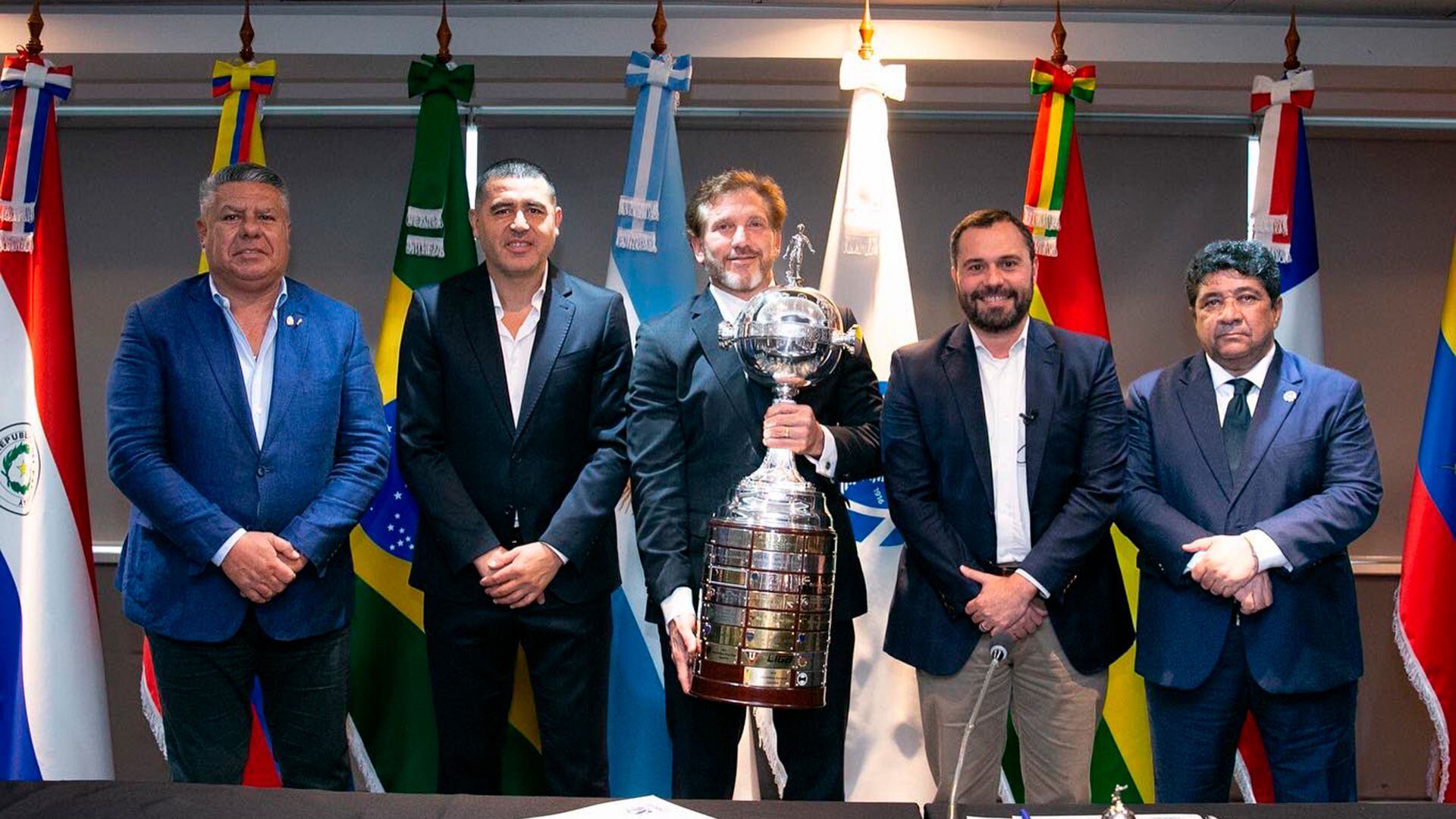 Alejandro Domínguez confirmó que la final de la Copa Libertadores se jugará en el Maracaná