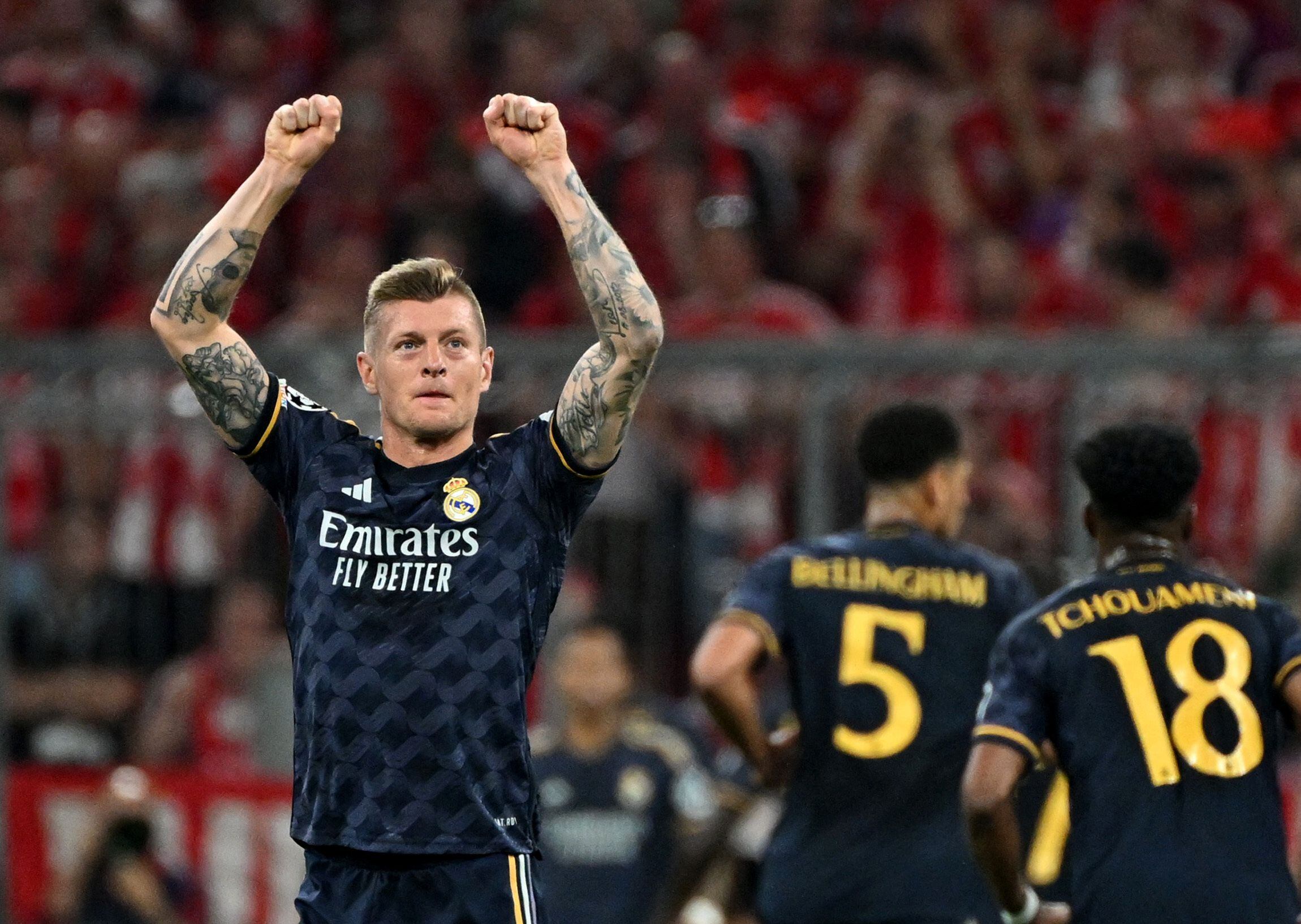 Toni Kroos tendrá su última función con el Real Madrid en la final de la Champions League de Wembley ante el Borussia Dortmund (REUTERS/Angelika Warmuth)