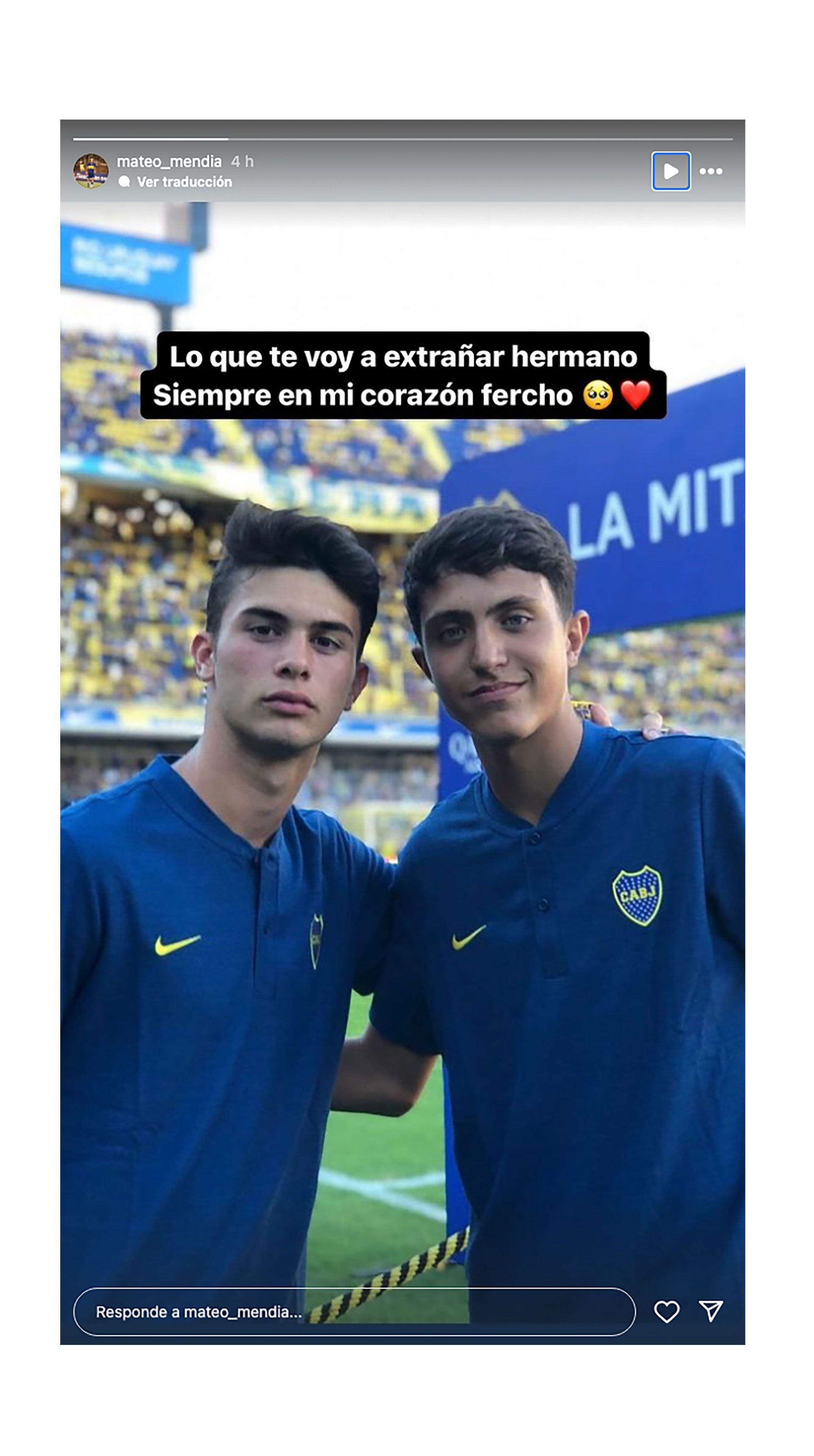 Jugadores de Boca despiden a Fermín Núñez