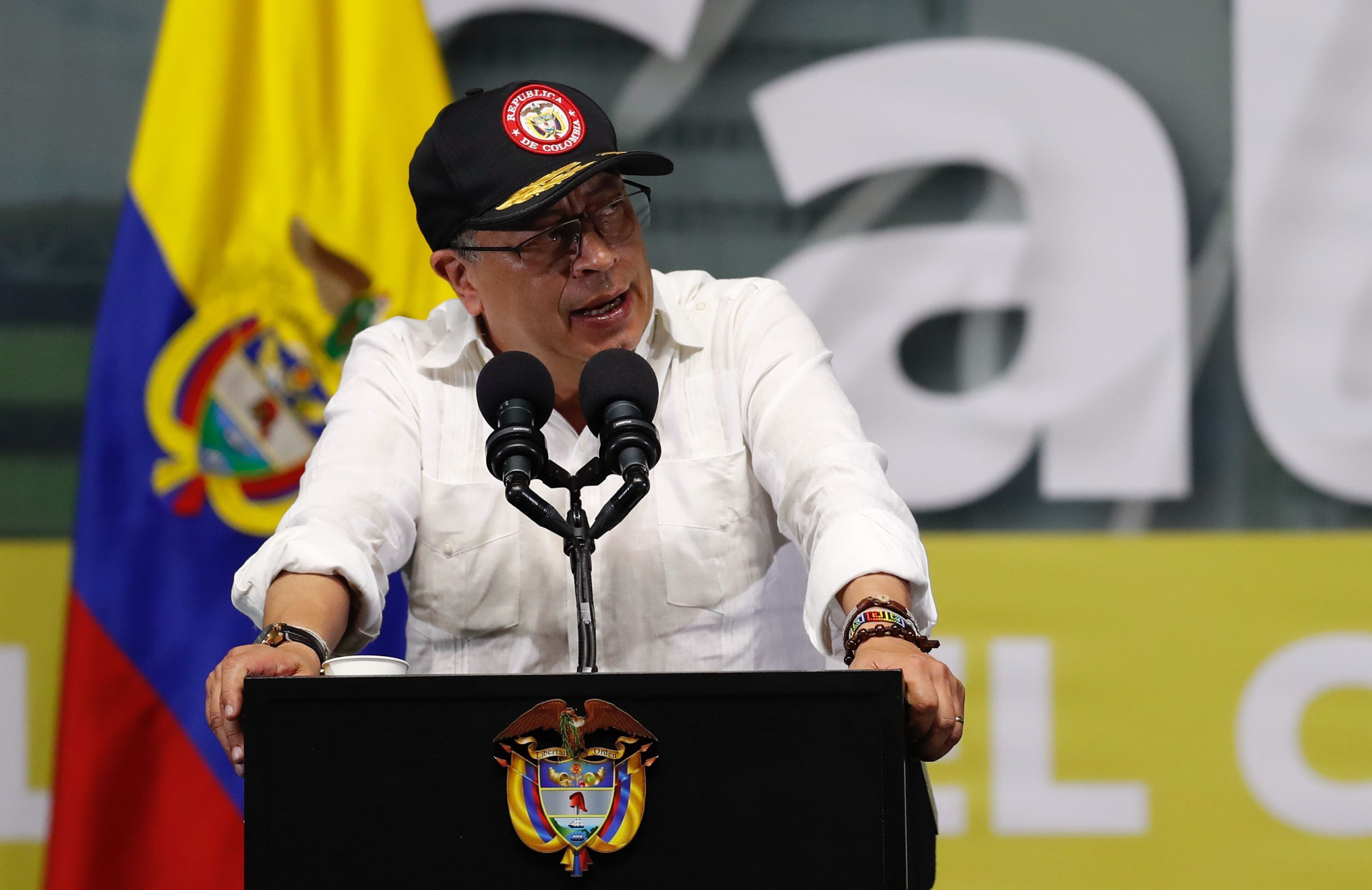 El presidente de Colombia Gustavo Petro, en una fotografía de archivo. EFE/Ernesto Guzmán
