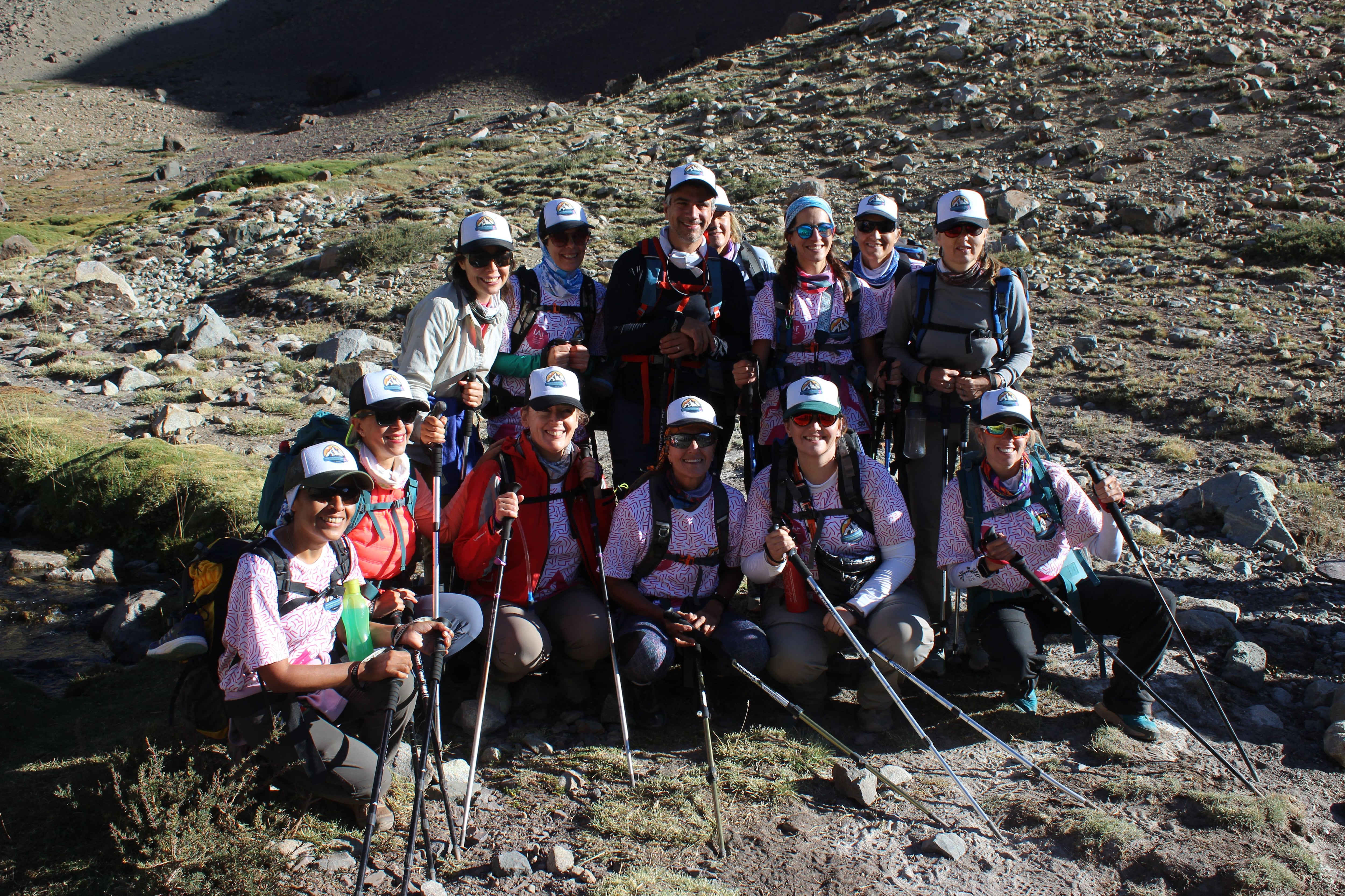 Escalada andes mujeres iaf