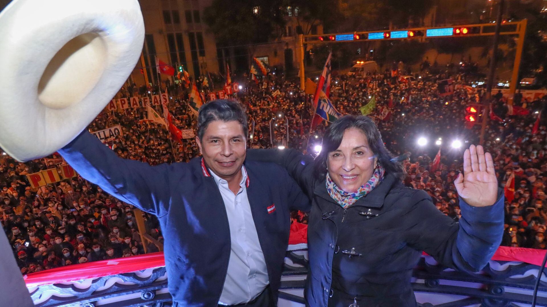 pedro castillo y dina boluarte