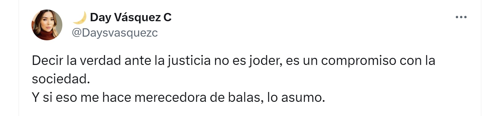 Tras la indirecta de Laura Ojeda, Day Vásquez no dudó en responder  - crédito @daysvasquezc/X