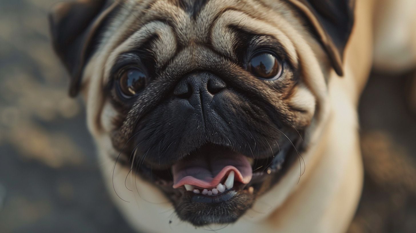 El pug, con su carácter cariñoso y extrovertido, se convierte en un gran compañero para las familias, por su vínculo afectivo y su energía moderada (Imagen Ilustrativa Infobae)