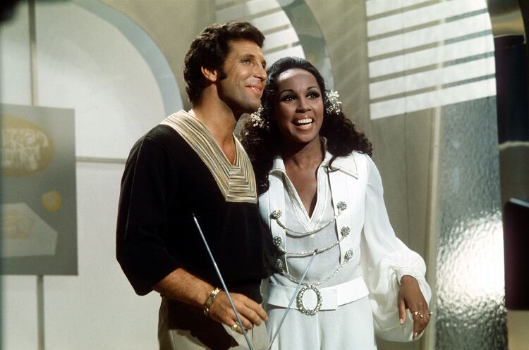 Tom Jones y Diahann Carroll en 1970