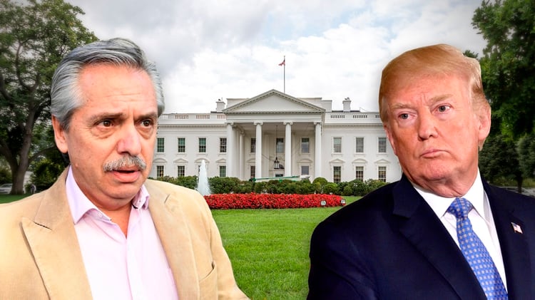 Alberto Fernández y Donald Trump