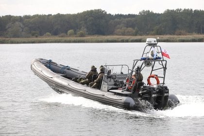 La bomba Tallboy fue hallada en Swinoujscie, Polonia y no pudo ser desactivada como pretendían los especialistas en explosivos (Reuters)