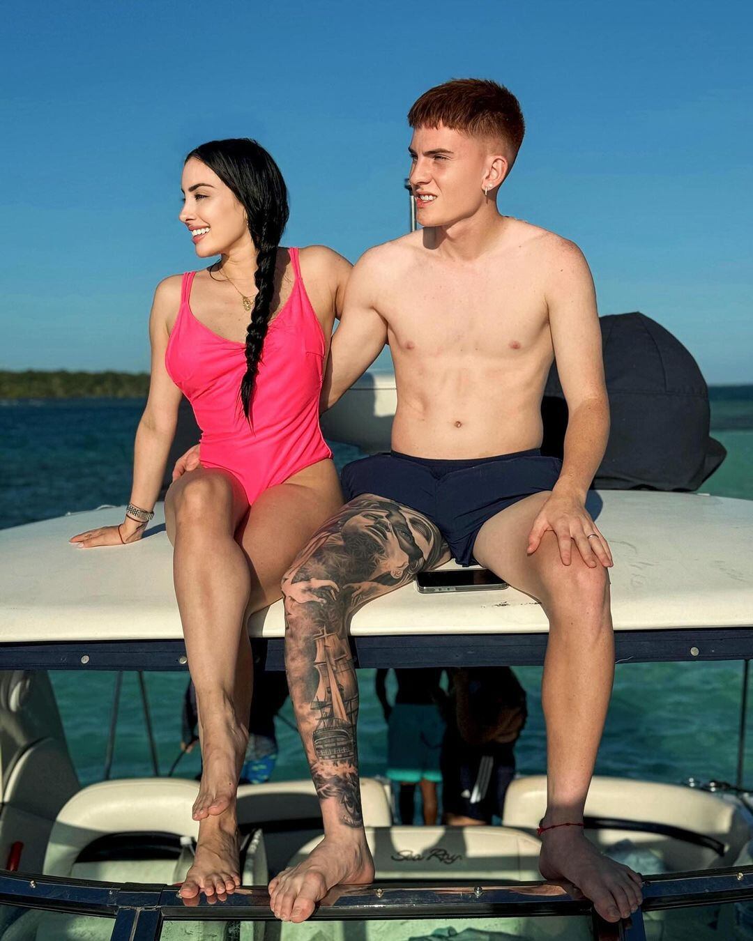 Las románticas fotos del Colo Barco y su novia yazmin jaureguy