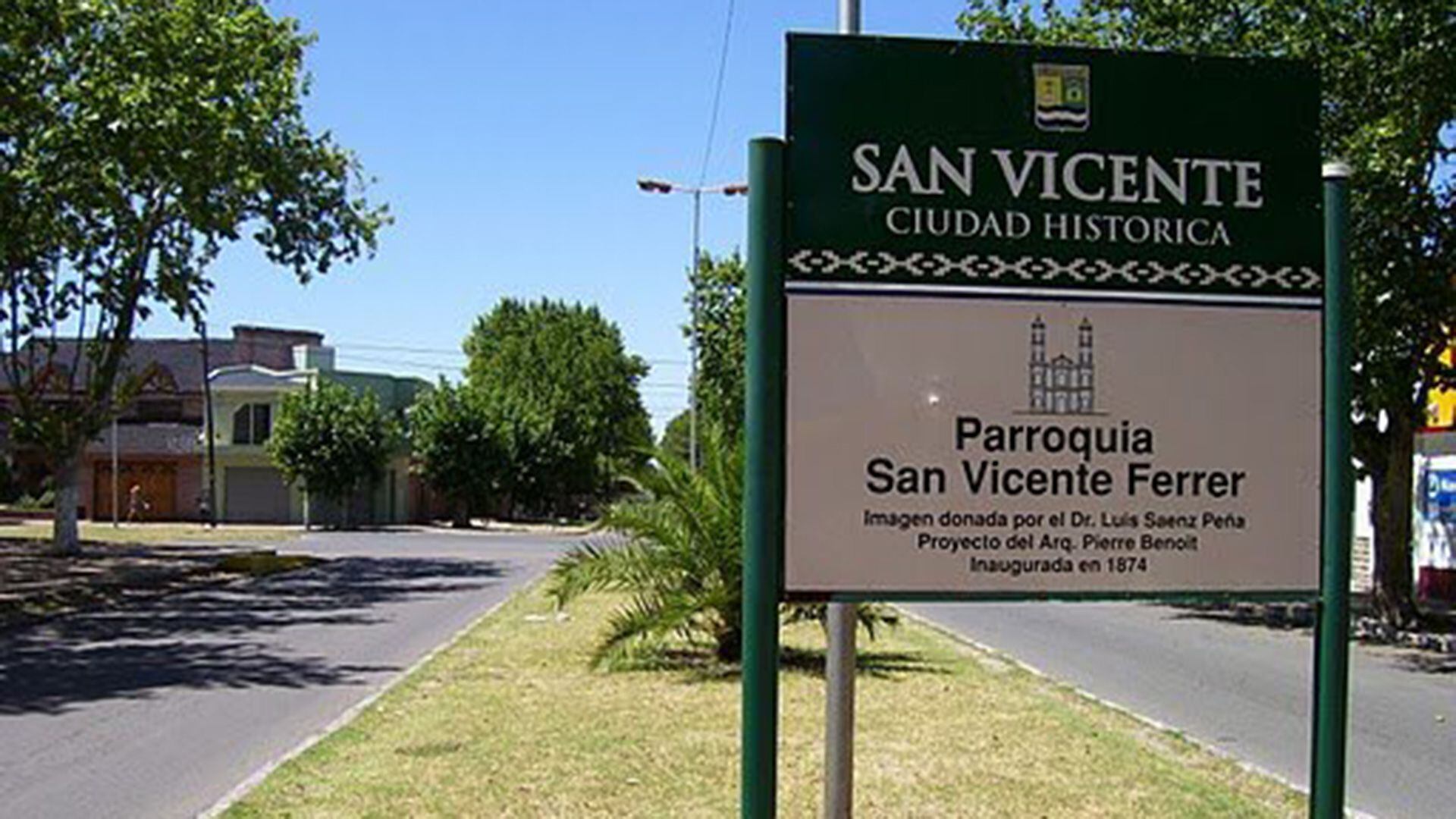 La entrada a la ciudad de San Vicente (Wikipedia)