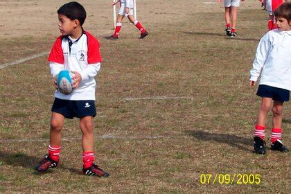 Shanti Sokopares debutó en el rugby infantil en las Pampas de Rufino