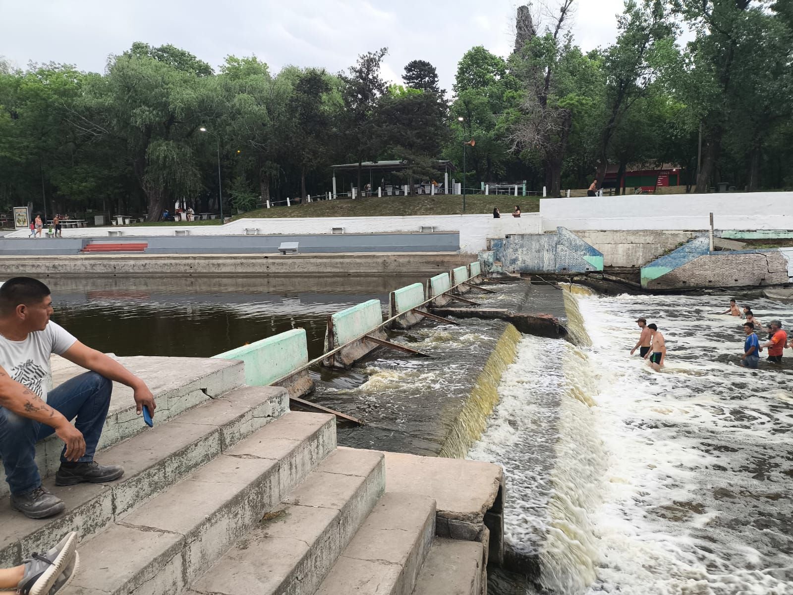 El balneario de la ciudad de Salto