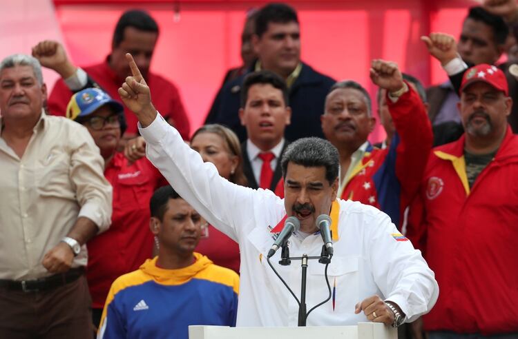 El dictador Nicolás Maduro durante un acto en Caracas (Reuters/ Ivan Alvarado/ archivo)