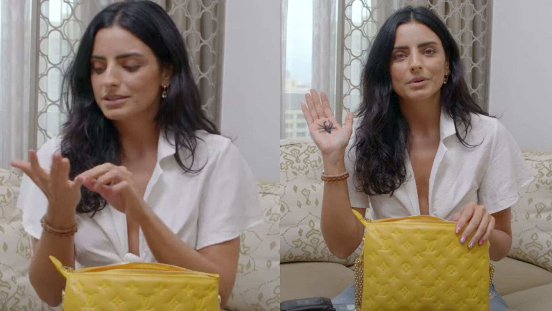 Aislinn Derbez y el práctico mundo que guarda en su bolso