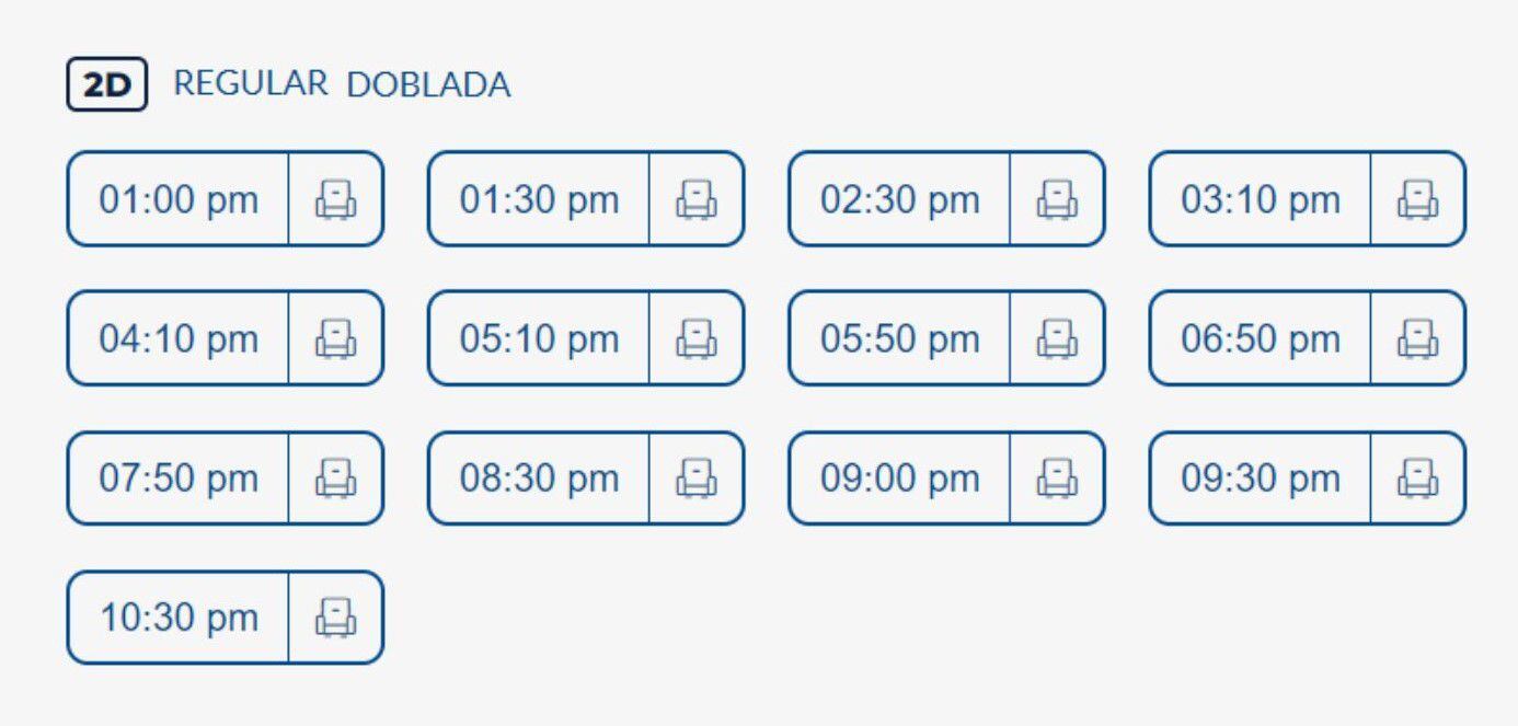 Horarios para Cineplanet Comas, sábado 10 de junio.