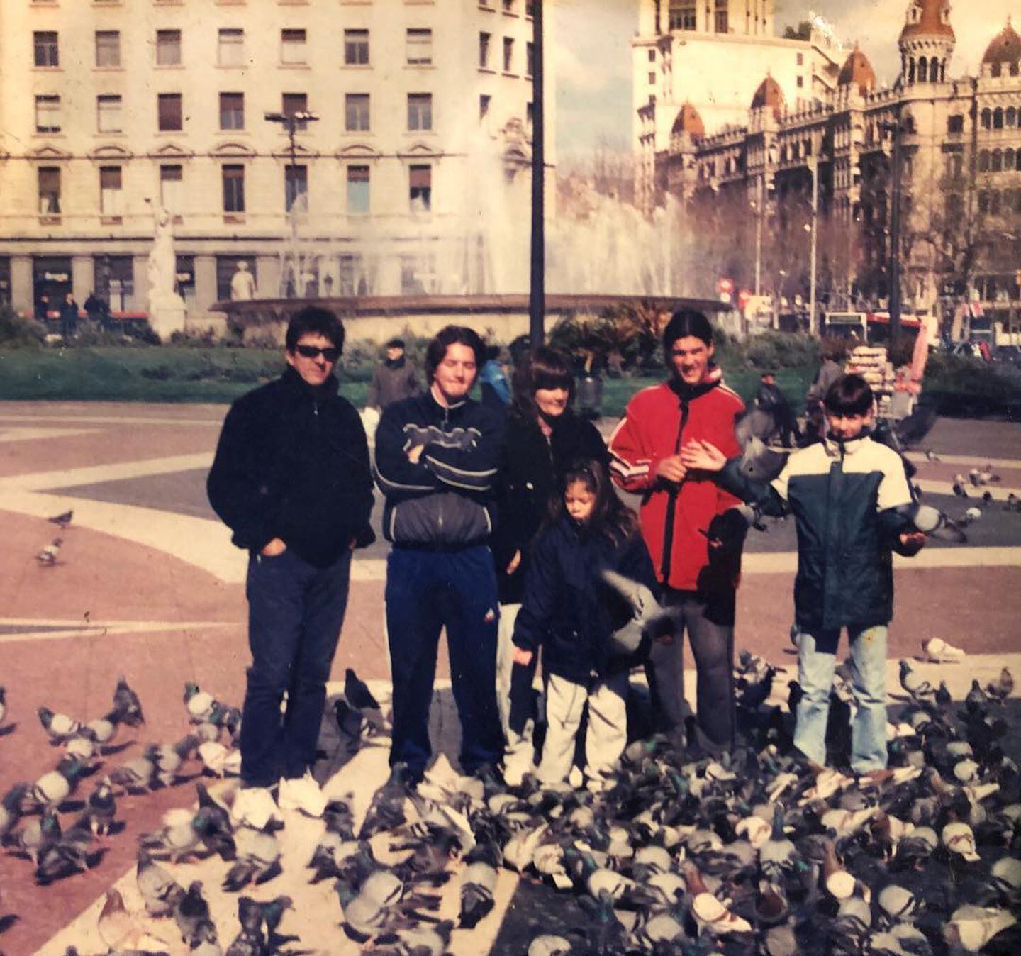 Familia Messi en Barcelona (2001)